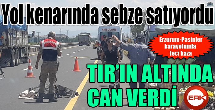 Pasinler’de trafik kazası: 1 ölü 