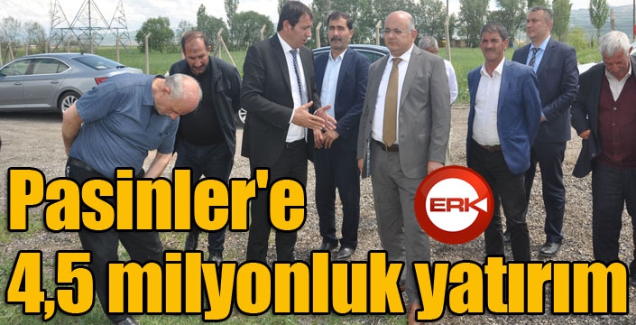 Pasinler'e 4,5 milyonluk yatırım