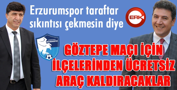 Pasinler ve Narman Belediyesinden Erzurumspor’a destek
