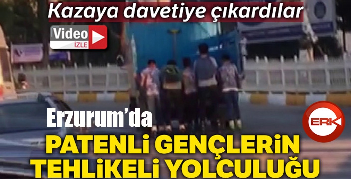 Patenci gençlerin tehlikeli yolculuğu kamerada