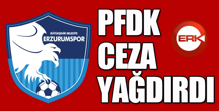 PFDK ceza yağdırdı...