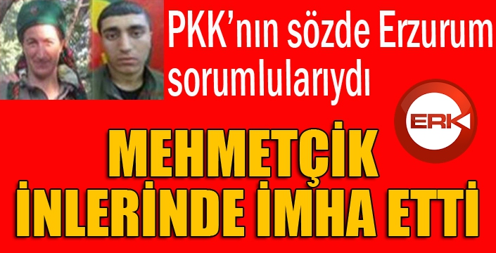 PKK'nın sözde Erzurum sorumluları öldürüldü...