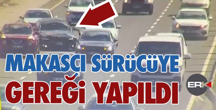 Polis makasın gereğini yaptı
