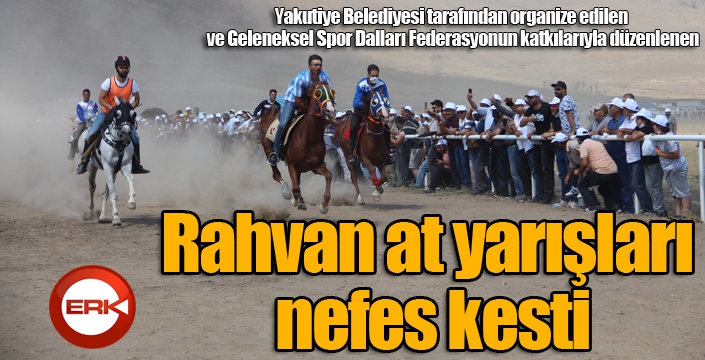 Rahvan at yarışları nefes kesti