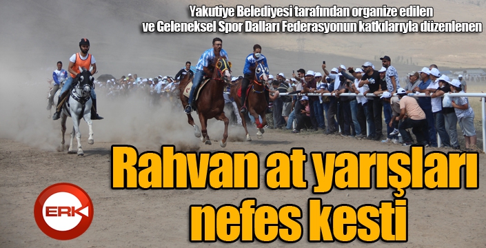 Rahvan at yarışları nefes kesti