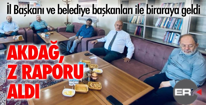 Recep Akdağ, Z raporu aldı... 