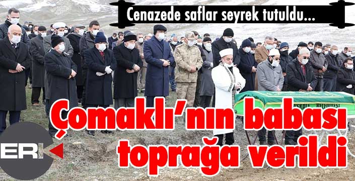 Rektör Çomaklı'nın babası toprağa verildi...