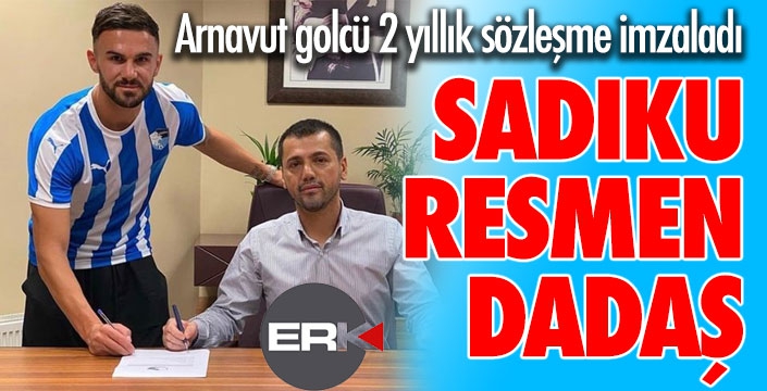 Sadiku'dan 2 yıllık imza...