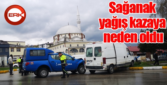 Sağanak yağış kazaya neden oldu