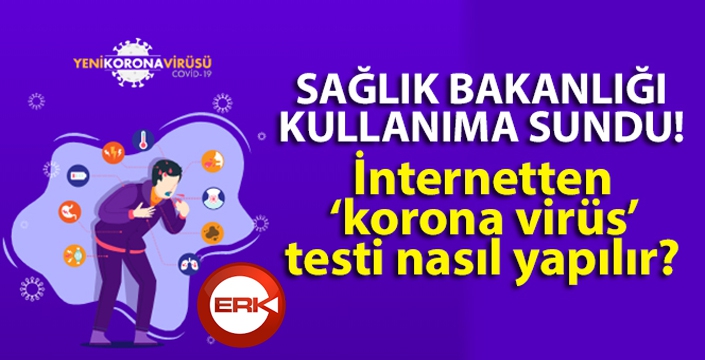 Sağlık Bakanlığı kullanıma sundu! İnternetten Korona virüs testi nasıl yapılır?