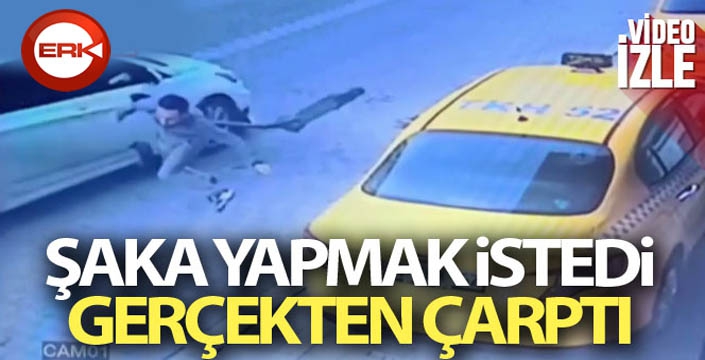 Şaka yapayım derken yeğenine çarptı