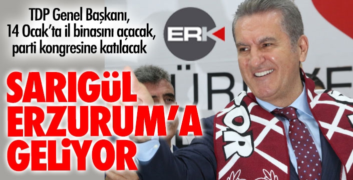 SARIGÜL ERZURUM'A GELİYOR...