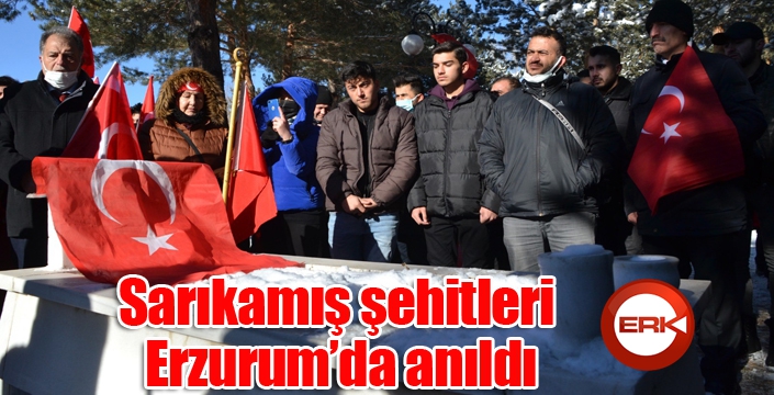 Sarıkamış şehitleri Erzurum’da anıldı