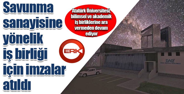 Savunma sanayisine yönelik iş birliği için imzalar atıldı