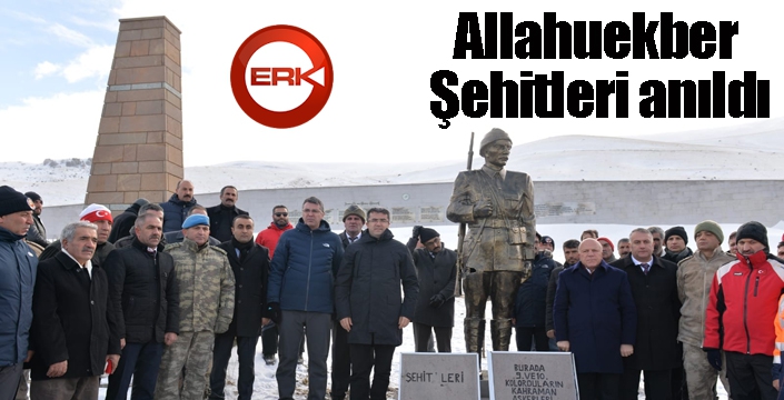 Şenkaya’da Allahuekber Şehitleri anıldı