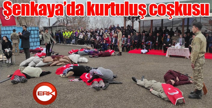 Şenkaya’da kurtuluş coşkusu