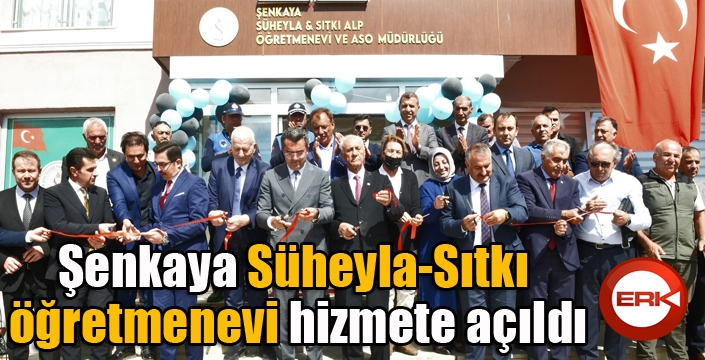 Şenkaya Süheyla-Sıtkı öğretmenevi hizmete açıldı