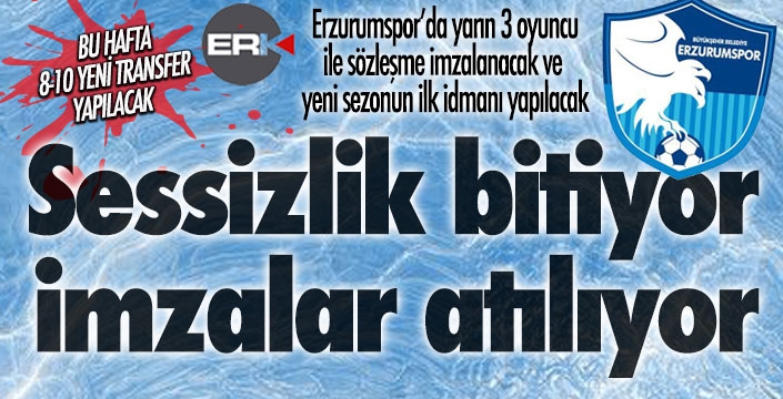 Sessizlik bitiyor, imzalar atılıyor... 