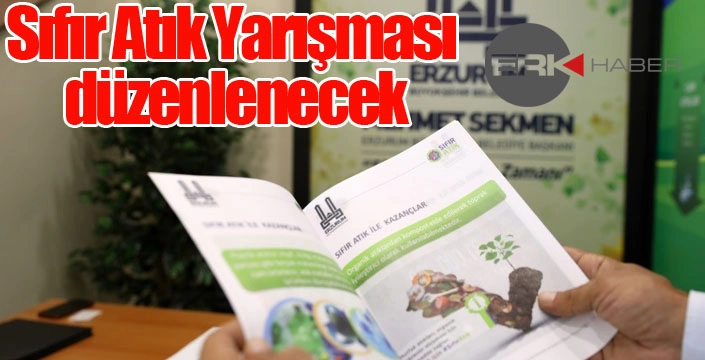 Sıfır Atık Yarışması düzenlenecek