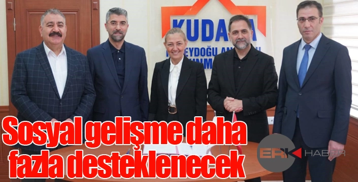 Sosyal gelişme daha fazla desteklenecek...