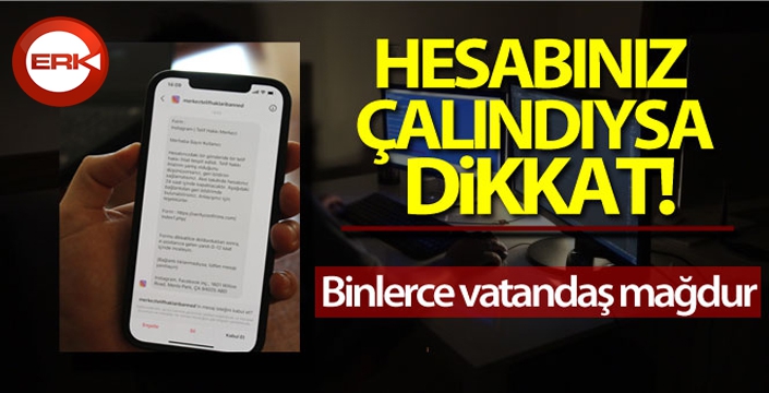 Sosyal medyada yeni dolandırıcılık: 'Çalınan hesaplarda terör propagandası yapılıyor'