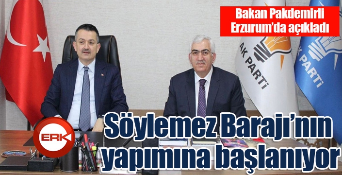 Söylemez Barajı’nın yapımına başlanıyor