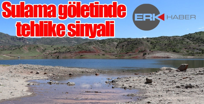 Sulama göletinde tehlike sinyali