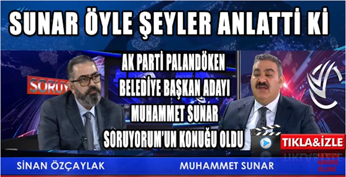 Sunar öyle şeyler anlattı ki...