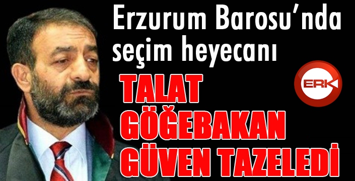 Talat Göğebakan yeniden Baro Başkanı seçildi...