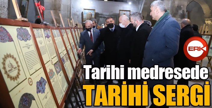 Tarihi medresede tarihi sergi