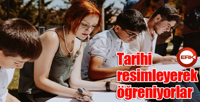 Tarihi resimleyerek öğreniyorlar