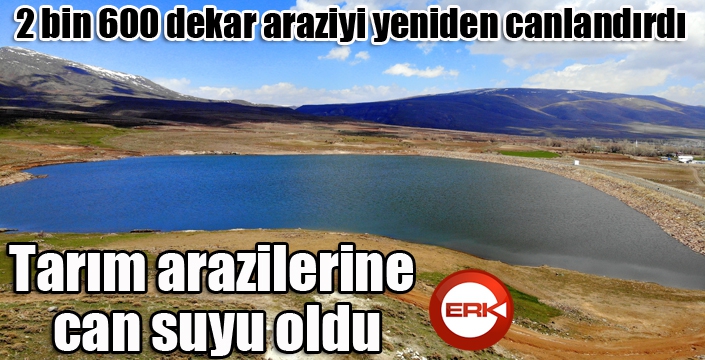 Tarım arazilerine can suyu oldu