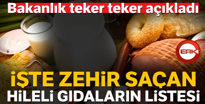 Tarım Bakanlığı listeyi açıkladı..! İşte hileli, taklit ürünler ve firmaların listesi...