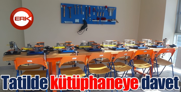 Tatilde kütüphaneye davet