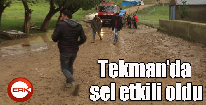 Tekman’da sel etkili oldu