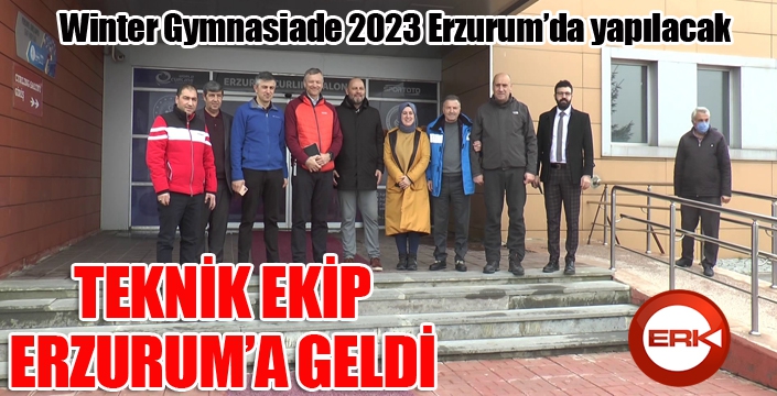 Teknik ekip Erzurum’da tesislerde incelemelerde bulundu