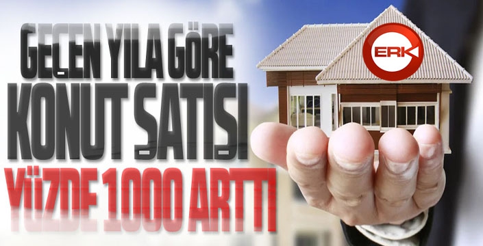 Temmuz ayı kredili konut satışı geçen yılın aynı dönemine göre yüzde bin arttı