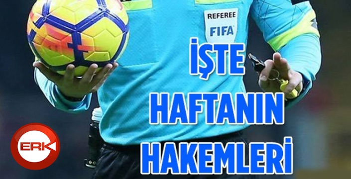 TFF 1. Lig'de hakemler açıklandı