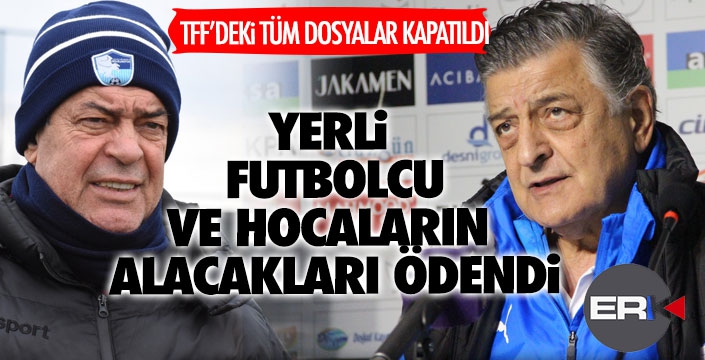 TFF'deki yerli dosyalar kapatıldı