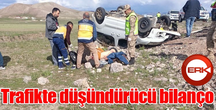 Trafikte düşündürücü bilanço