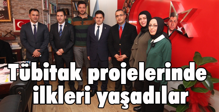 Tübitak projelerinde ilkleri yaşadılar