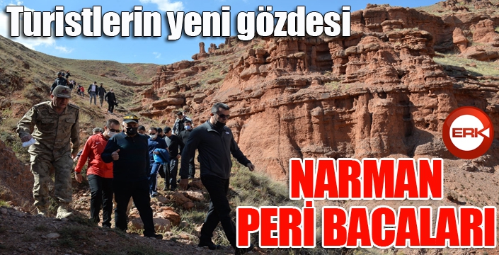 Turistlerin yeni gözdesi Narman Peri Bacaları