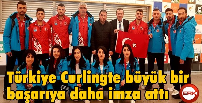 Türkiye Curling'de büyük bir başarıya imza attı...