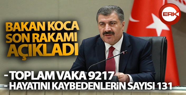 Türkiye'de koronadan can kaybı 131'e yükseldi