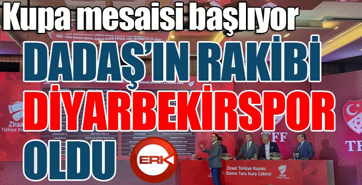 Türkiye Kupası'nda rakip Diyarbekirspor...