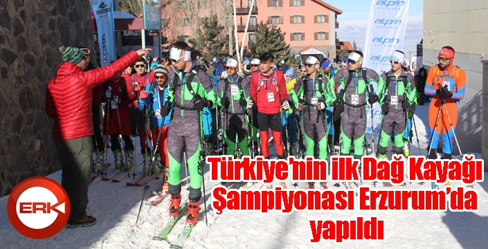 Türkiye’nin ilk Dağ Kayağı Şampiyonası Erzurum’da yapıldı