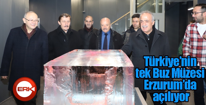 Türkiye'nin tek buz müzesi yakında açılıyor