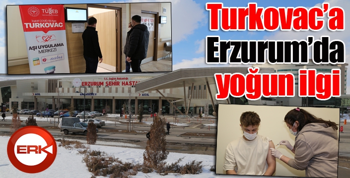 Turkovac’a Erzurum’da yoğun ilgi