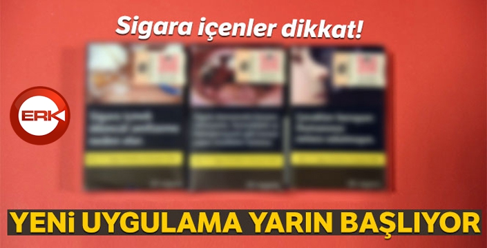 Tütün mamullerinde düz ve standart paket uygulaması başlıyor