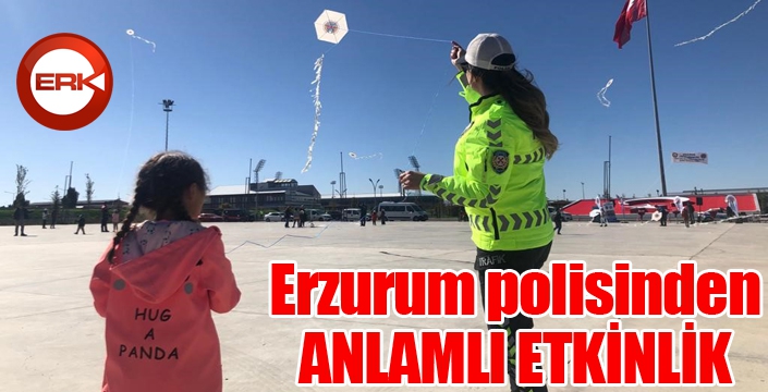 Uçurtmalarını polis eşliğinde uçurdular